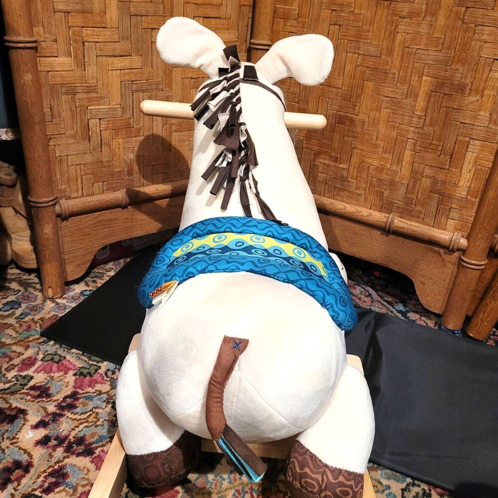 B Toys~Clippity Clap Rocking Plush Rodeo Rocker Rocking Horse - Banjo Rocker EUC - Picture 6 of 9